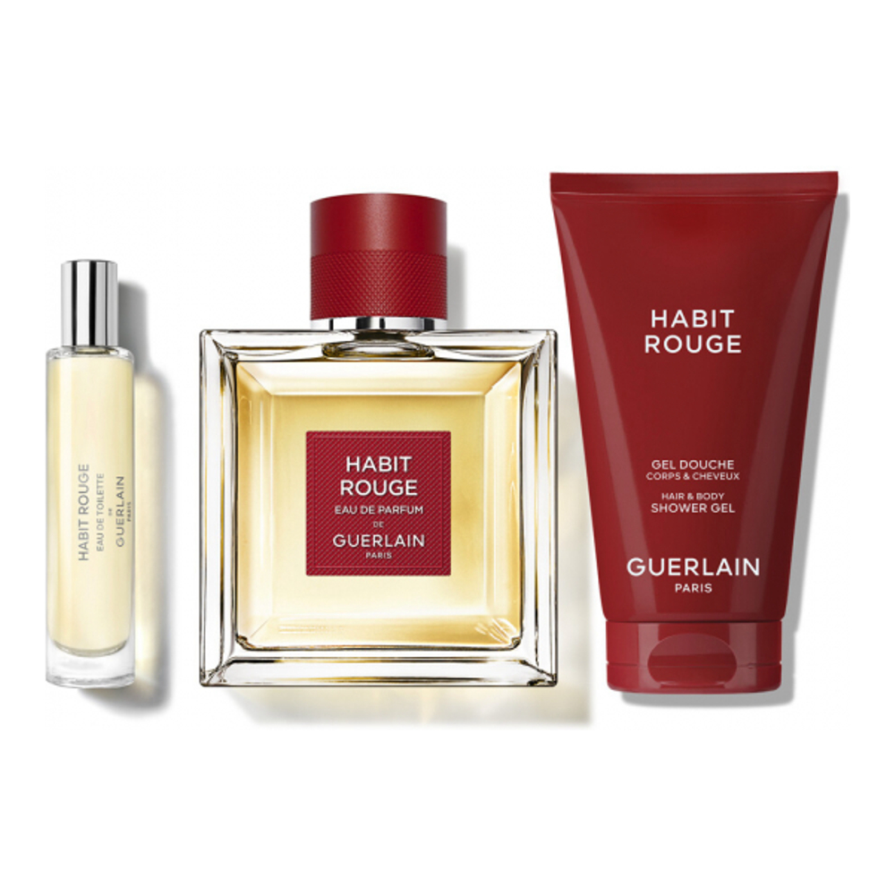 Coffret de parfum 'Habit Rouge' - 3 Pièces