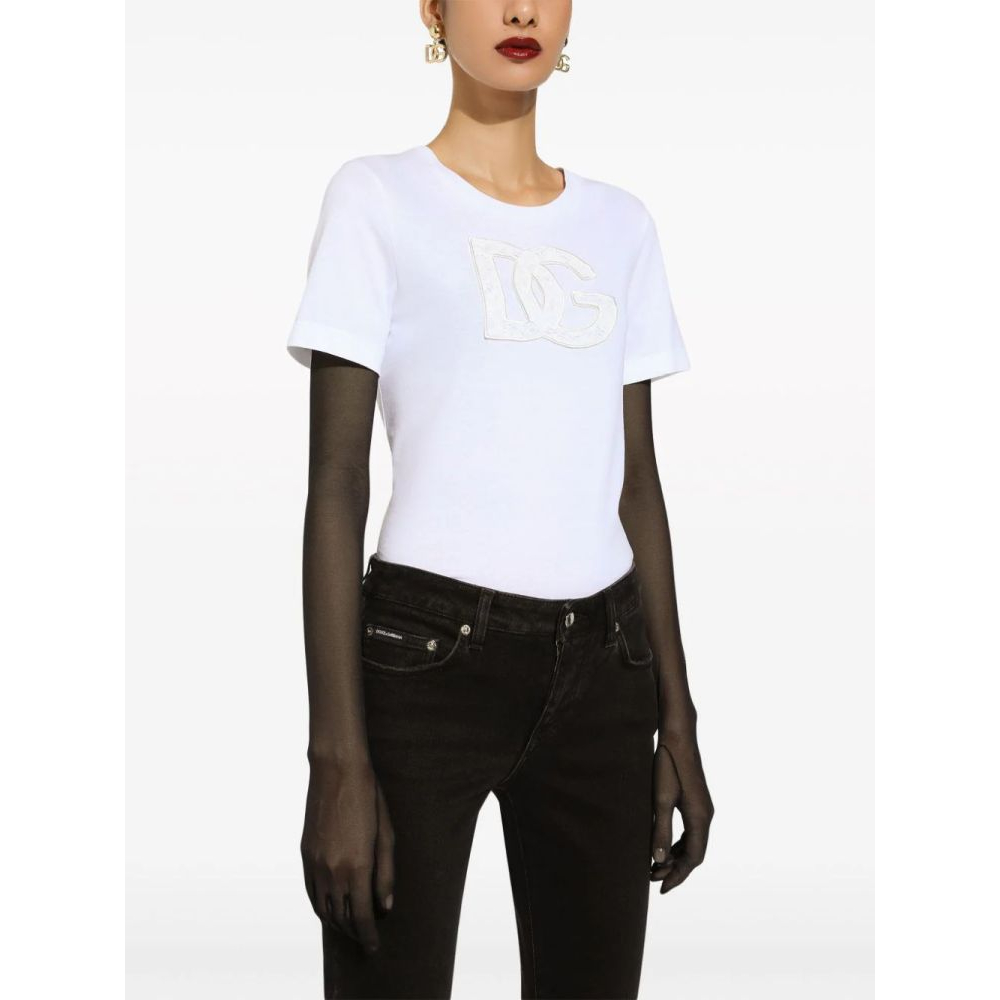 T-shirt 'Logo-Patch' pour Femmes