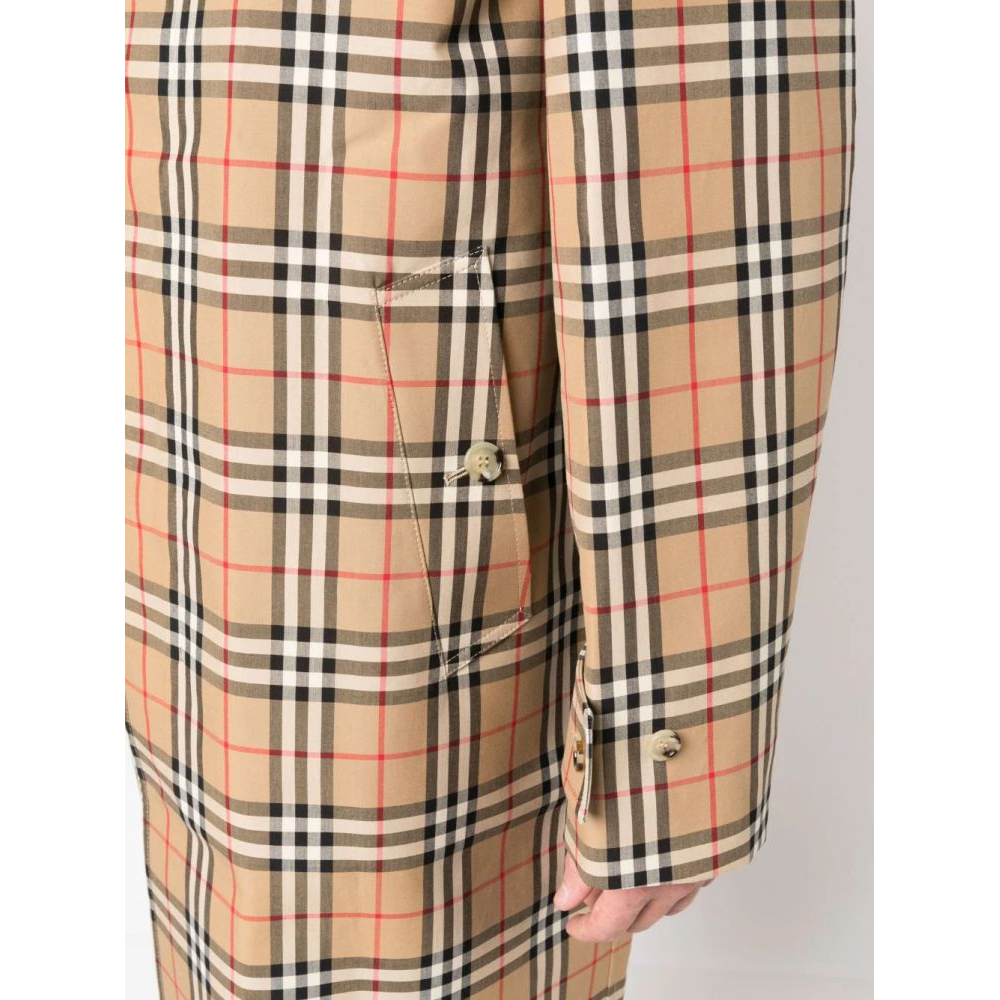 Trench 'Check-Pattern' pour Hommes