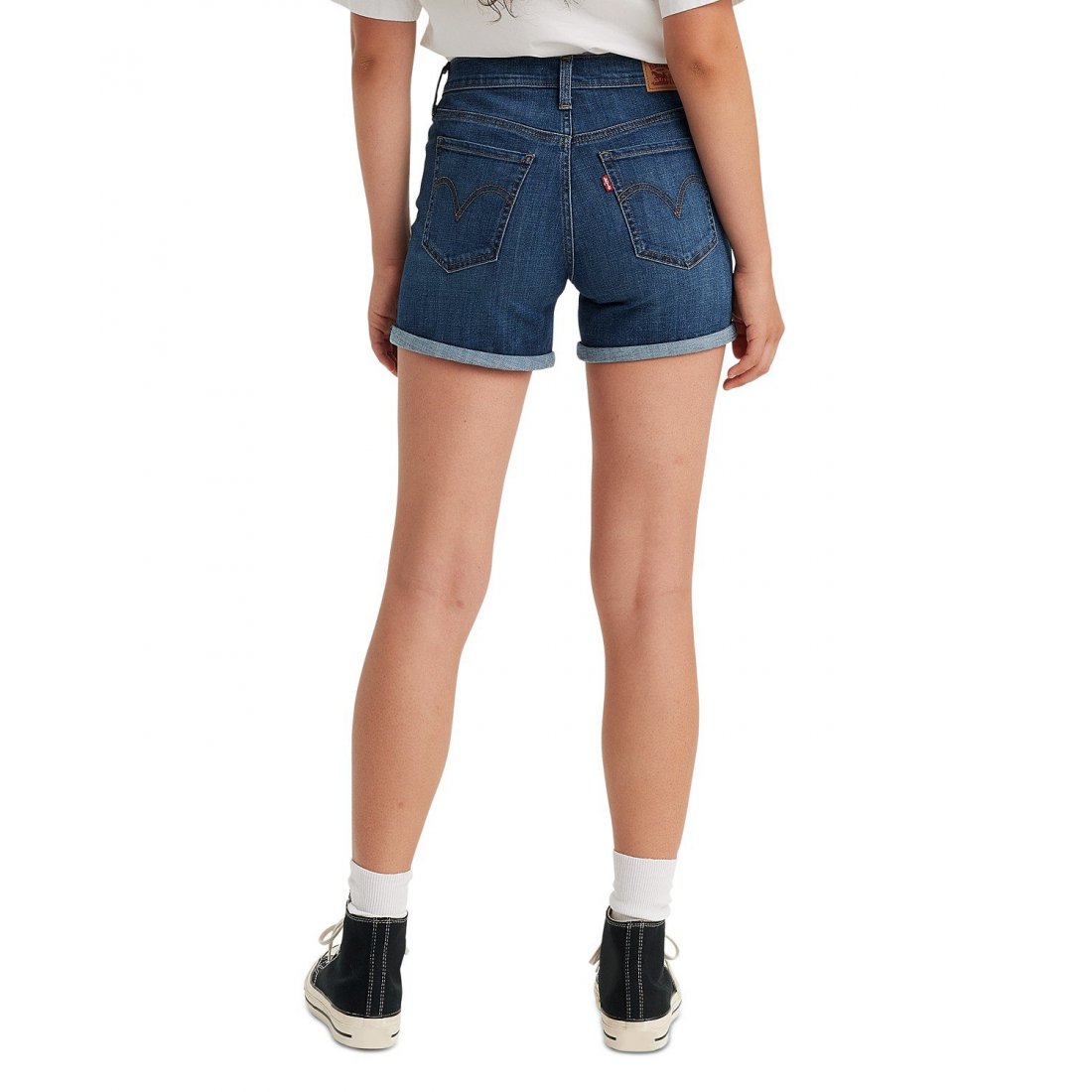 Short 'Mid Rise Mid-Length Stretch' pour Femmes