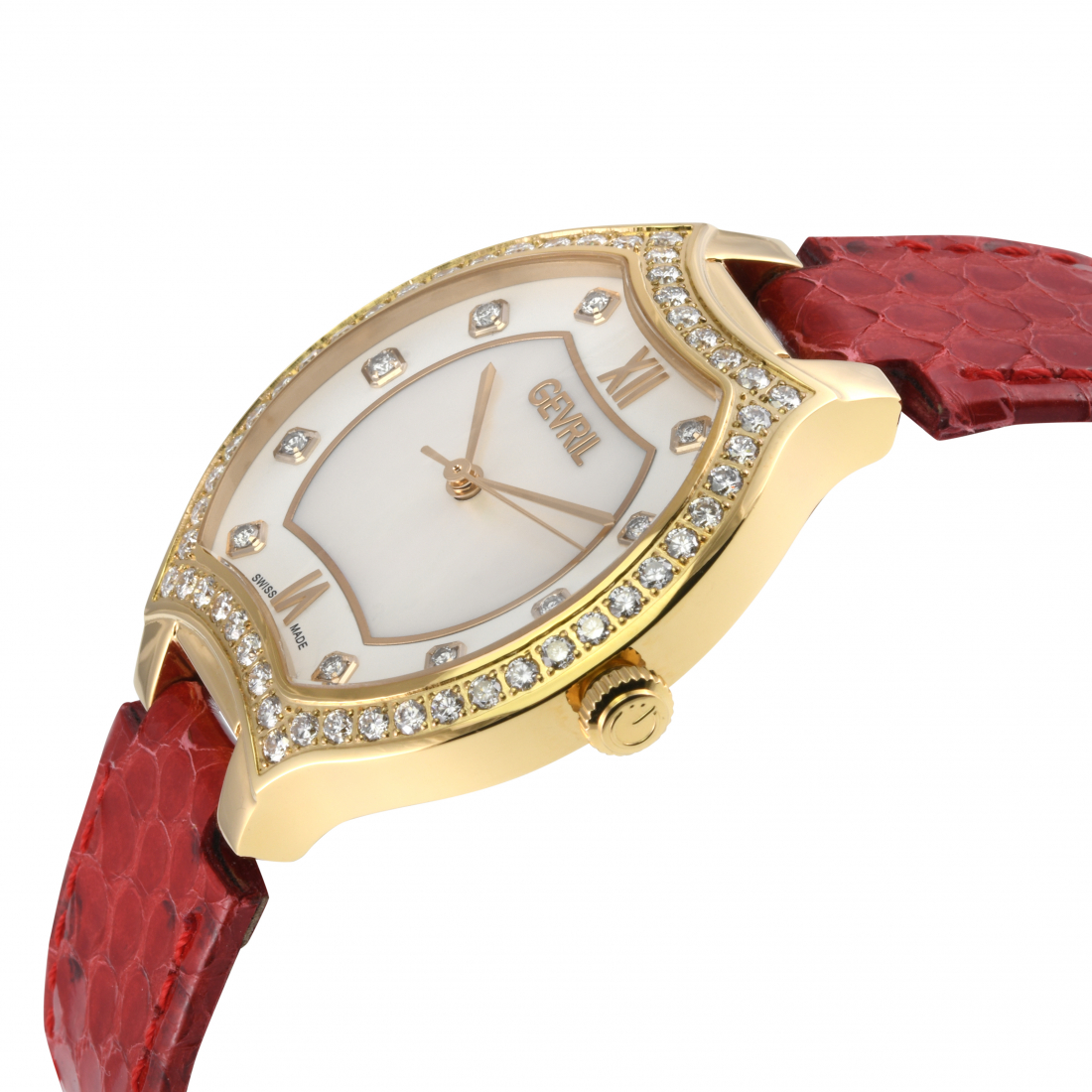 Montre 'Lugano' Quartz Suisse pour Femmes