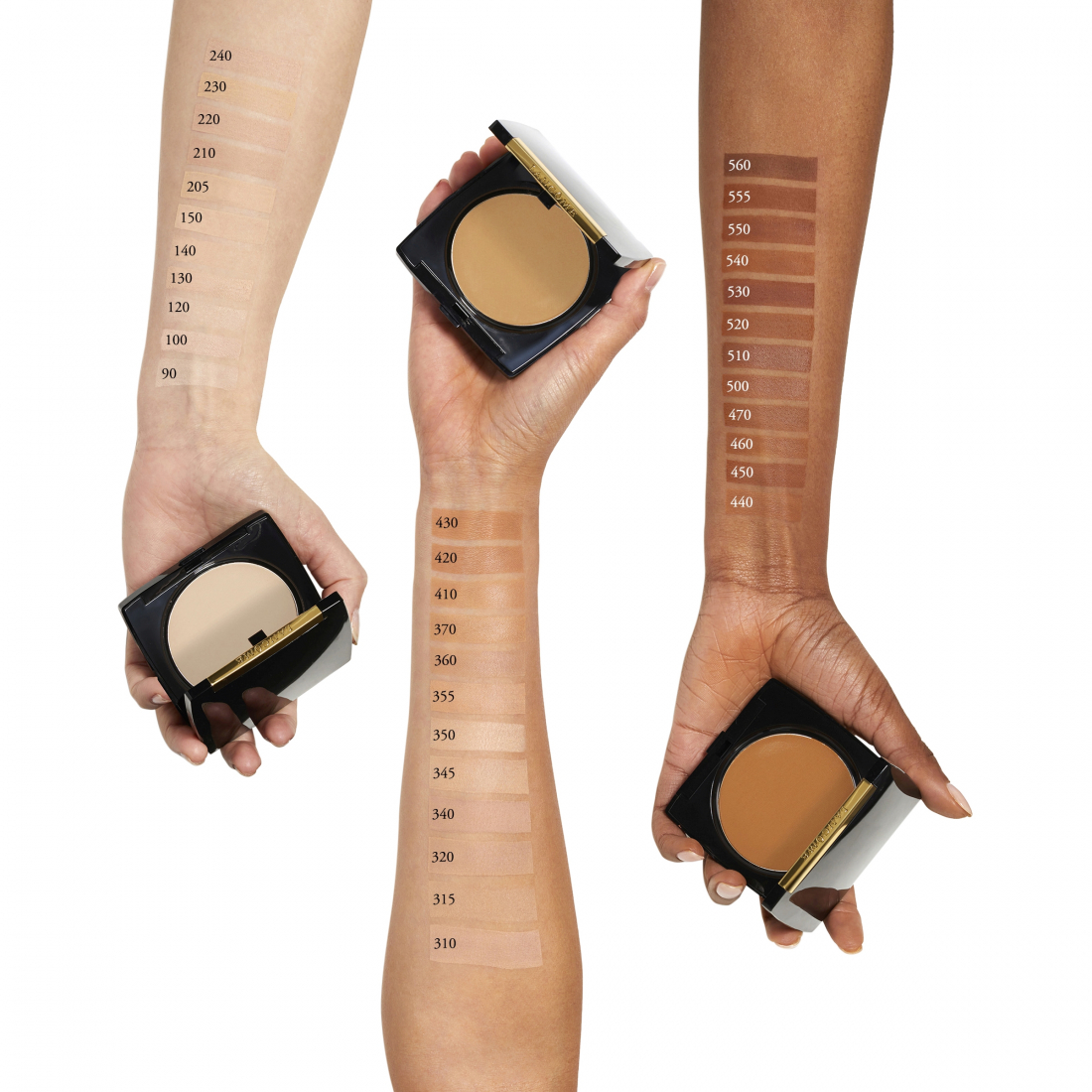 Fond de teint poudre 'Dual Finish' - 550 Suede Cool 15 g