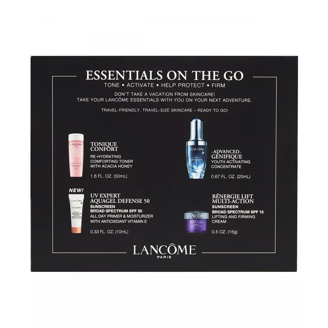 Coffret de soins de la peau 'Essentials On The Go' - 3 Pièces