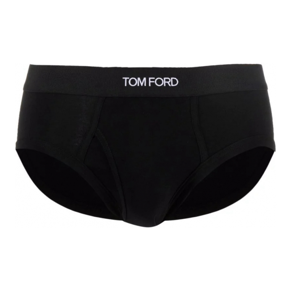Men's 'Logo-Waistband' Briefs - 2 Pieces