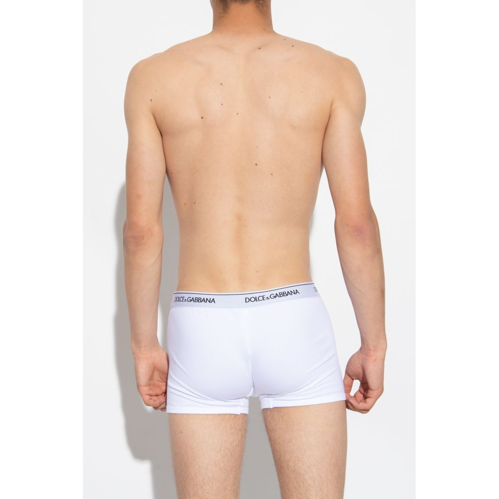 Men's 'Logo-Waist' Boxer Briefs - 2 Pieces