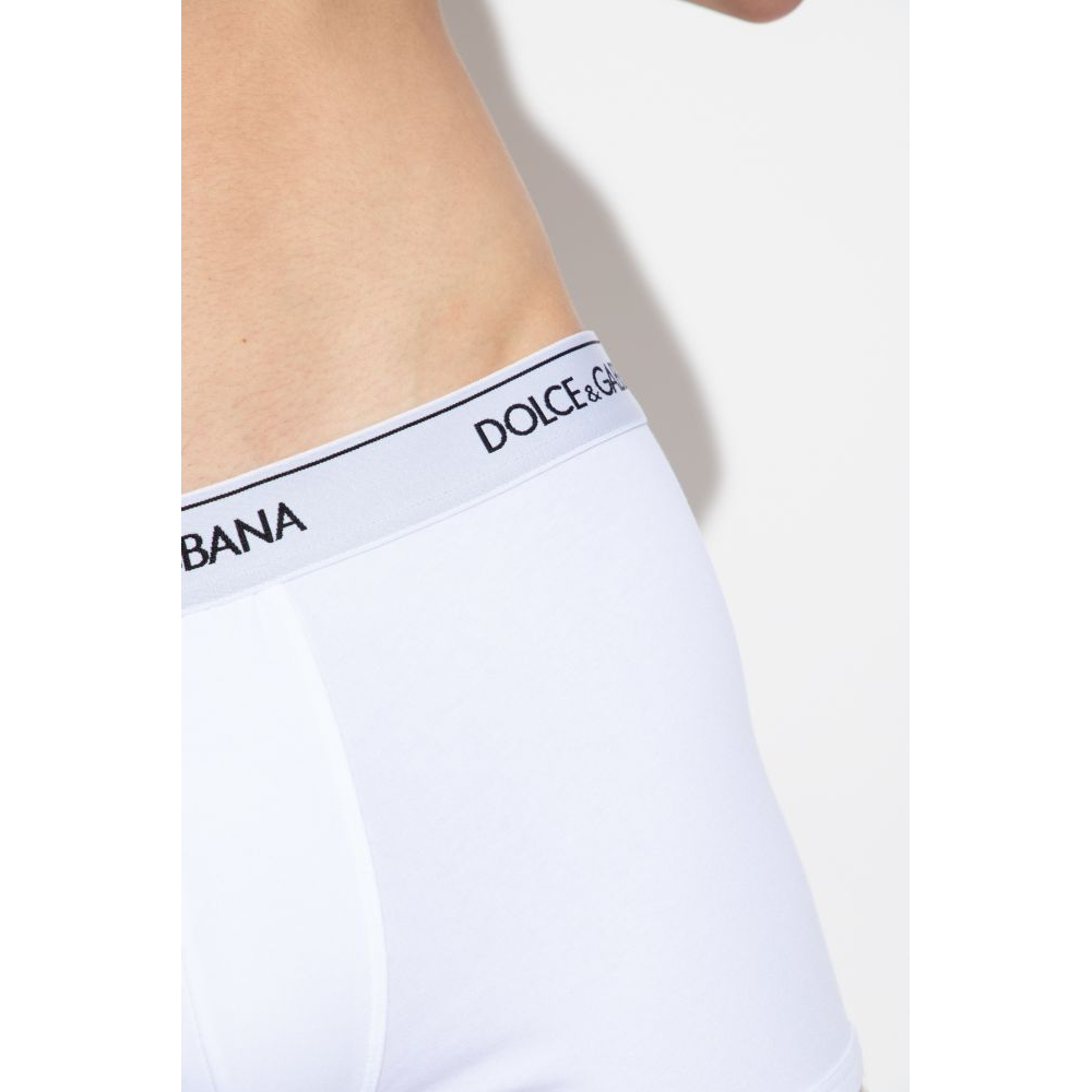 Men's 'Logo-Waist' Boxer Briefs - 2 Pieces