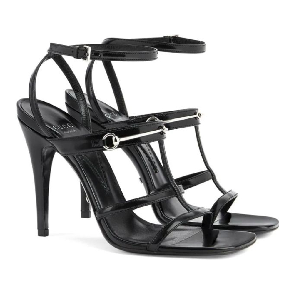 'Horsebit Caged' Sandalen mit Absatz für Damen