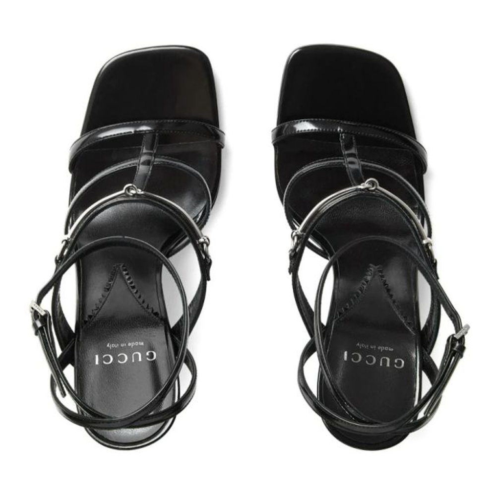 'Horsebit Caged' Sandalen mit Absatz für Damen