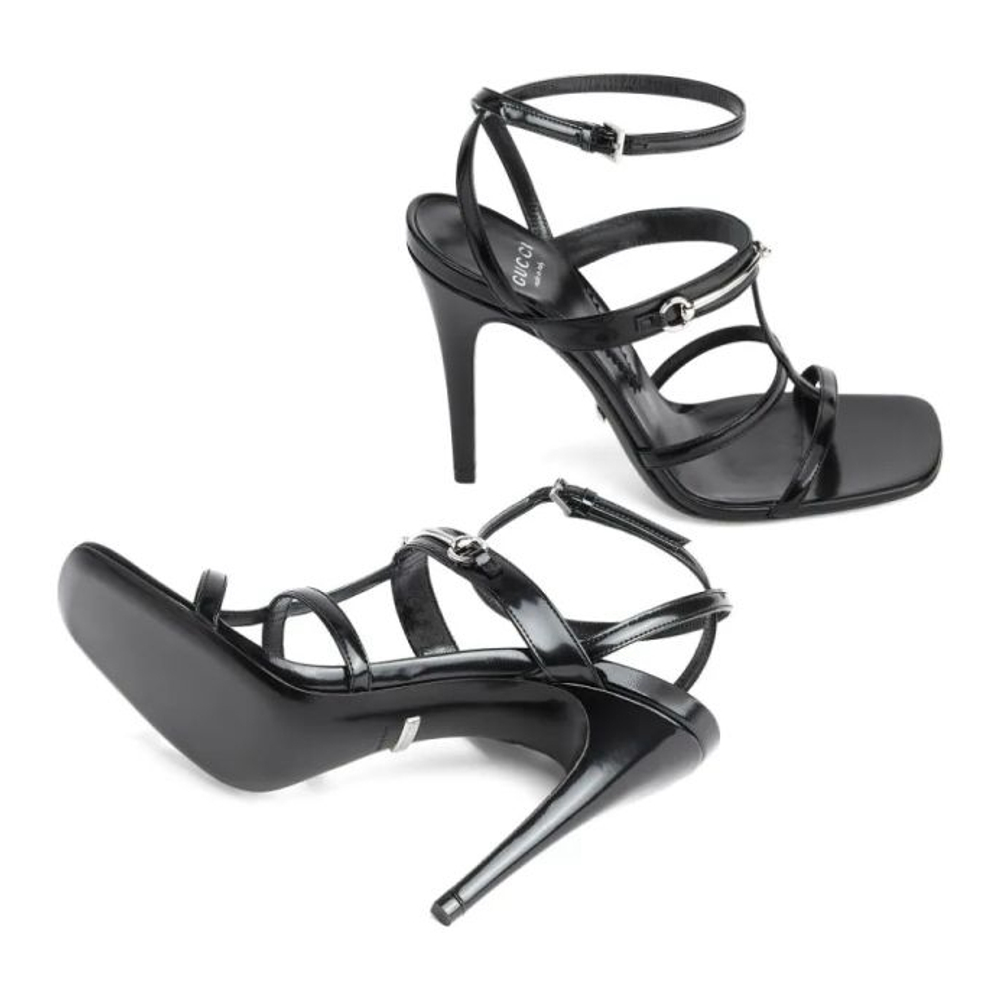 'Horsebit Caged' Sandalen mit Absatz für Damen