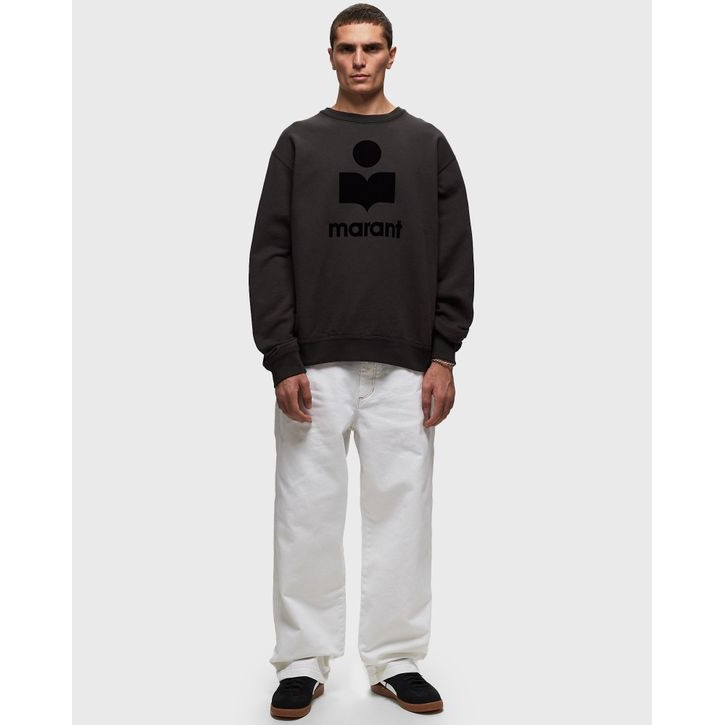 Sweatshirt 'Mikoy Flocked-Logo' pour Hommes