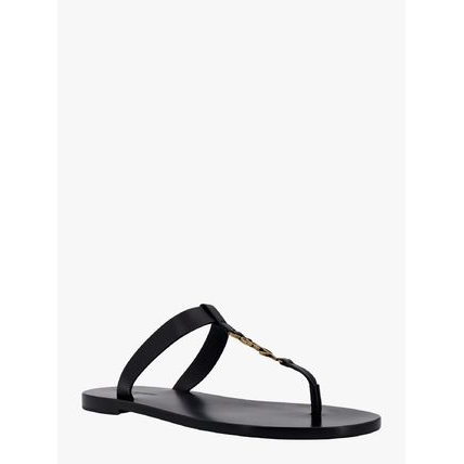 'Cassandre Logo-Plaque' String Sandalen für Herren