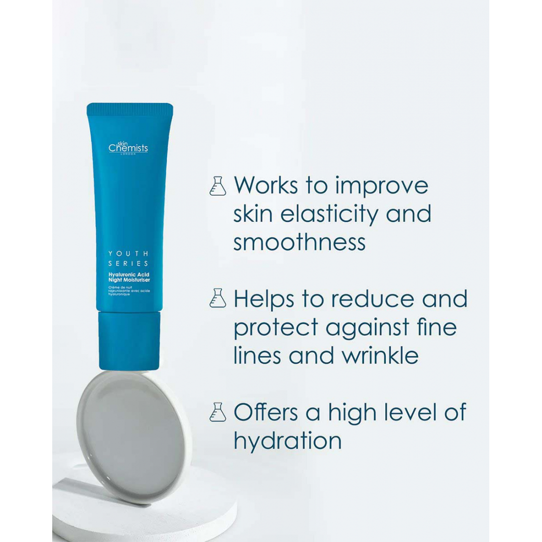 Hydratant de nuit 'Youth Series Hyaluronic Acid' - 50 ml