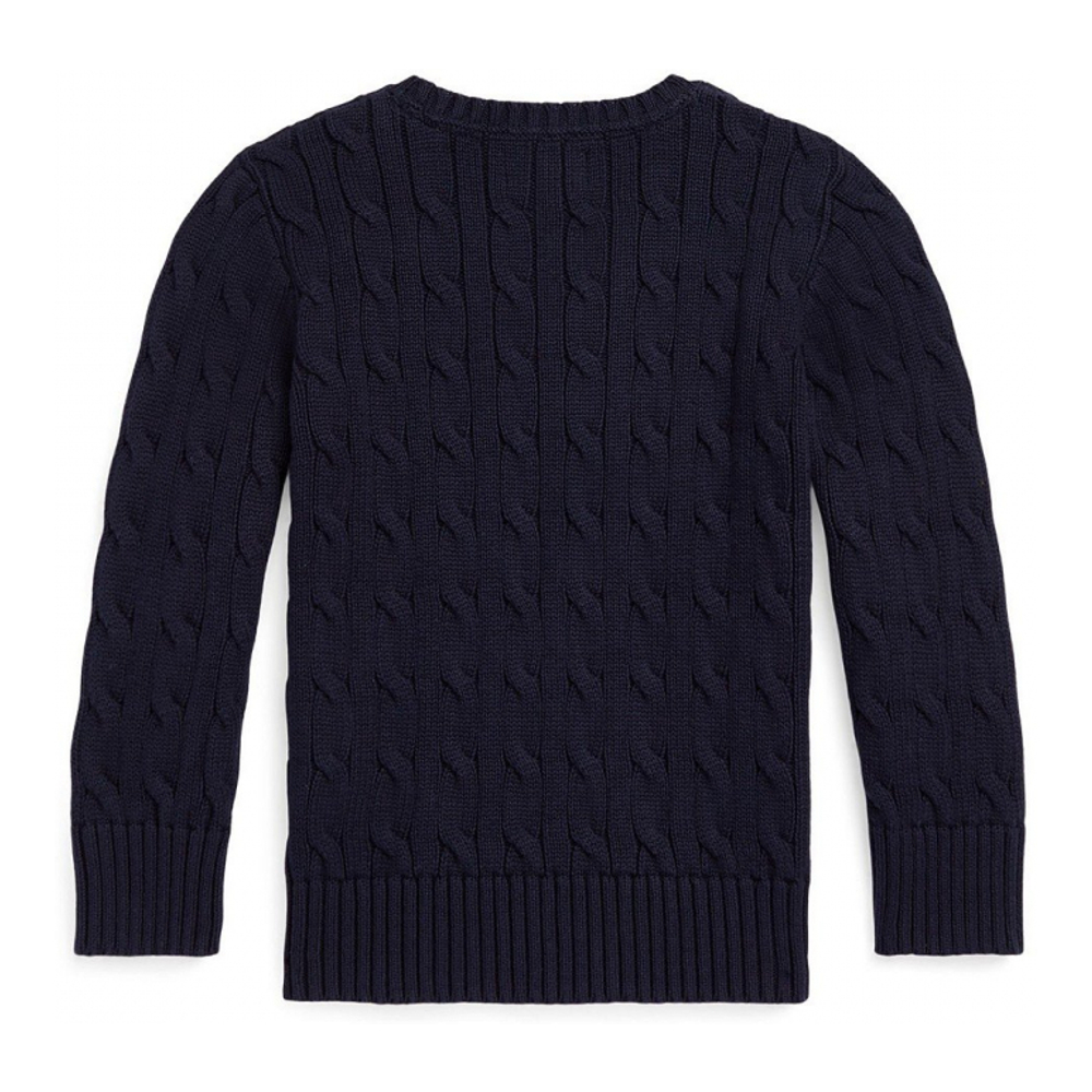 'Cable-Knit Cotton Sweater' für Jungen