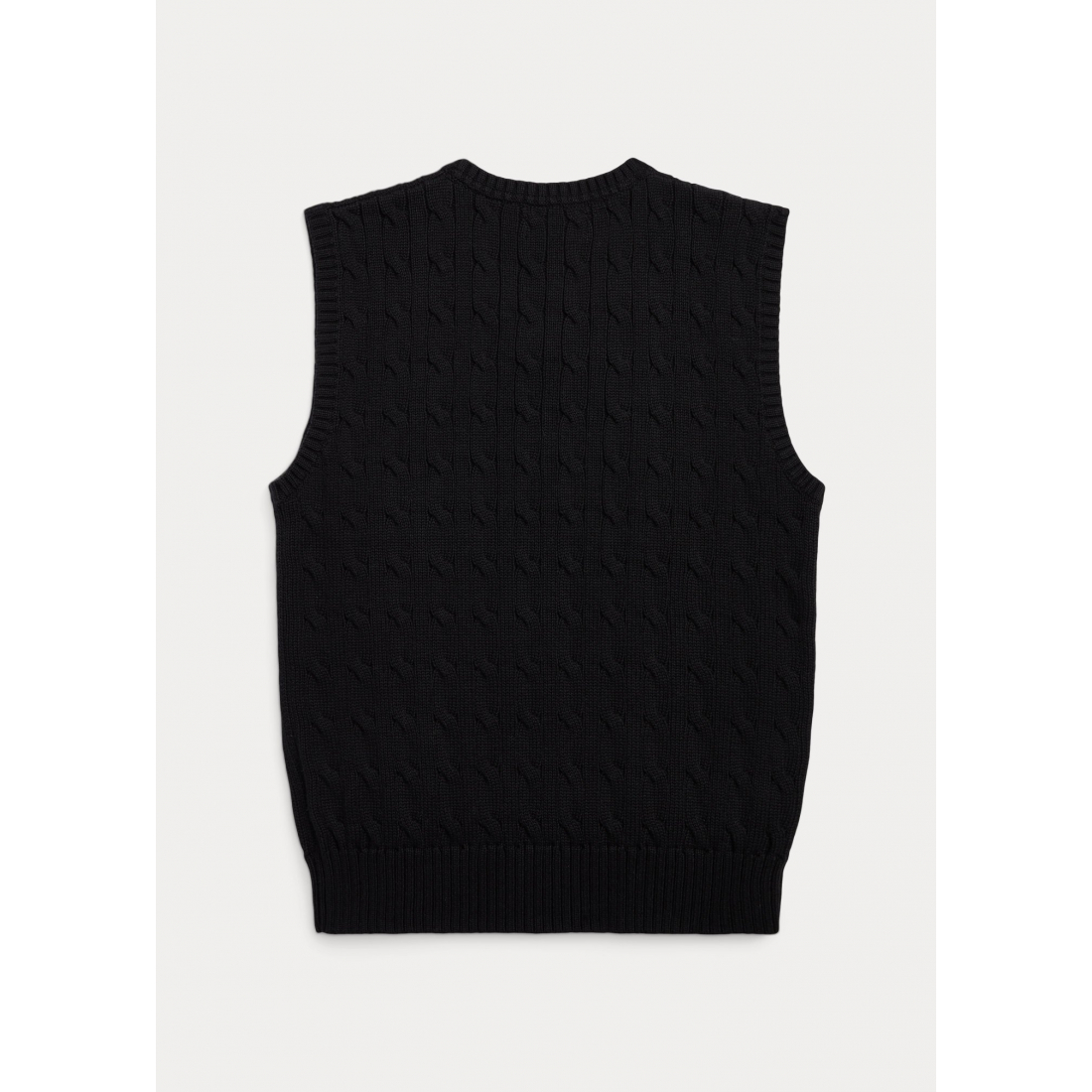 'Cable-Knit Cotton Sweater Vest' pour Garçons