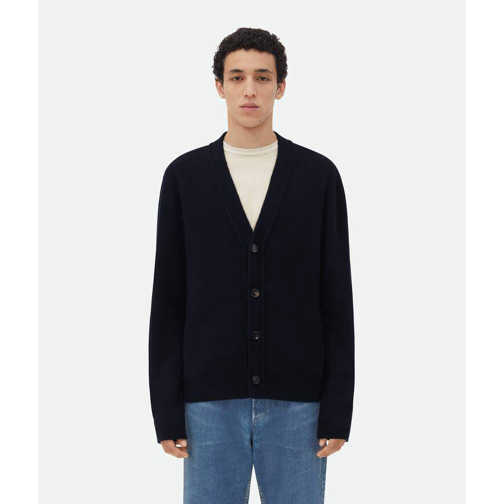 Cardigan 'Intrecciato Patches' pour Hommes