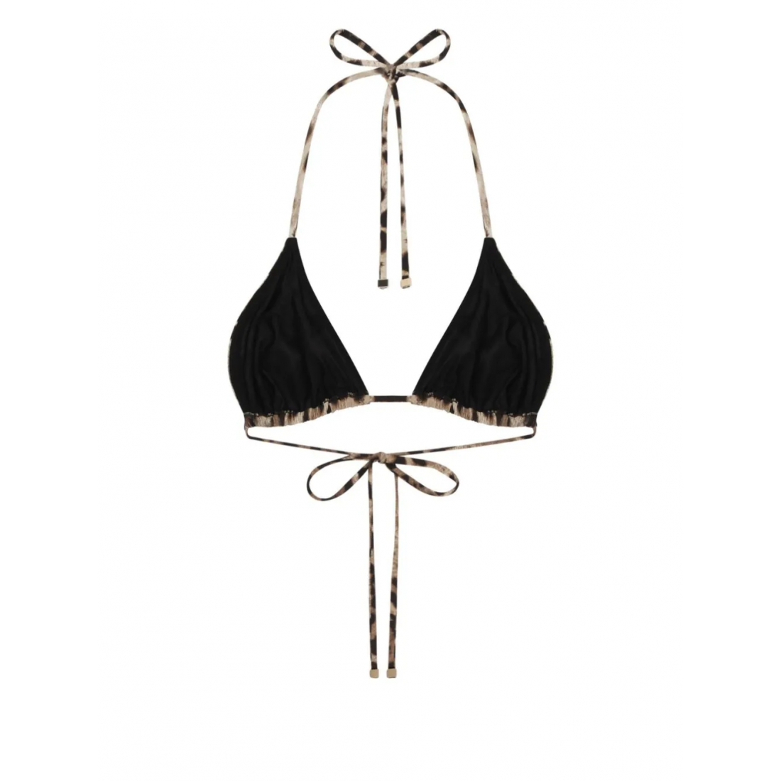 Women's 'Leopard Triangle-Cup' Bikini Top