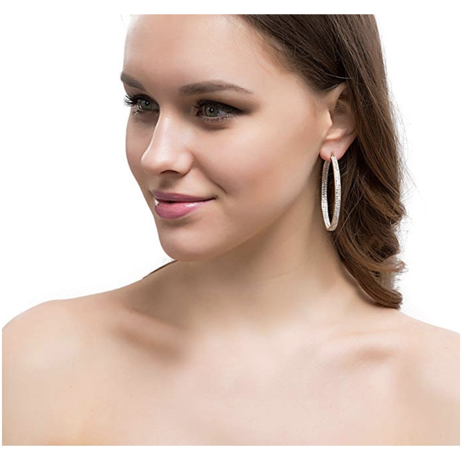 Women's 'Inside Out Double Row Hoop' Earrings