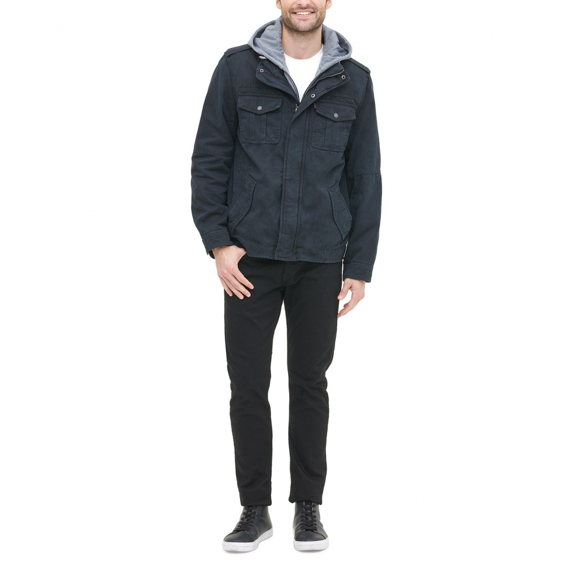 Veste 'Two Pocket Hooded' pour Hommes