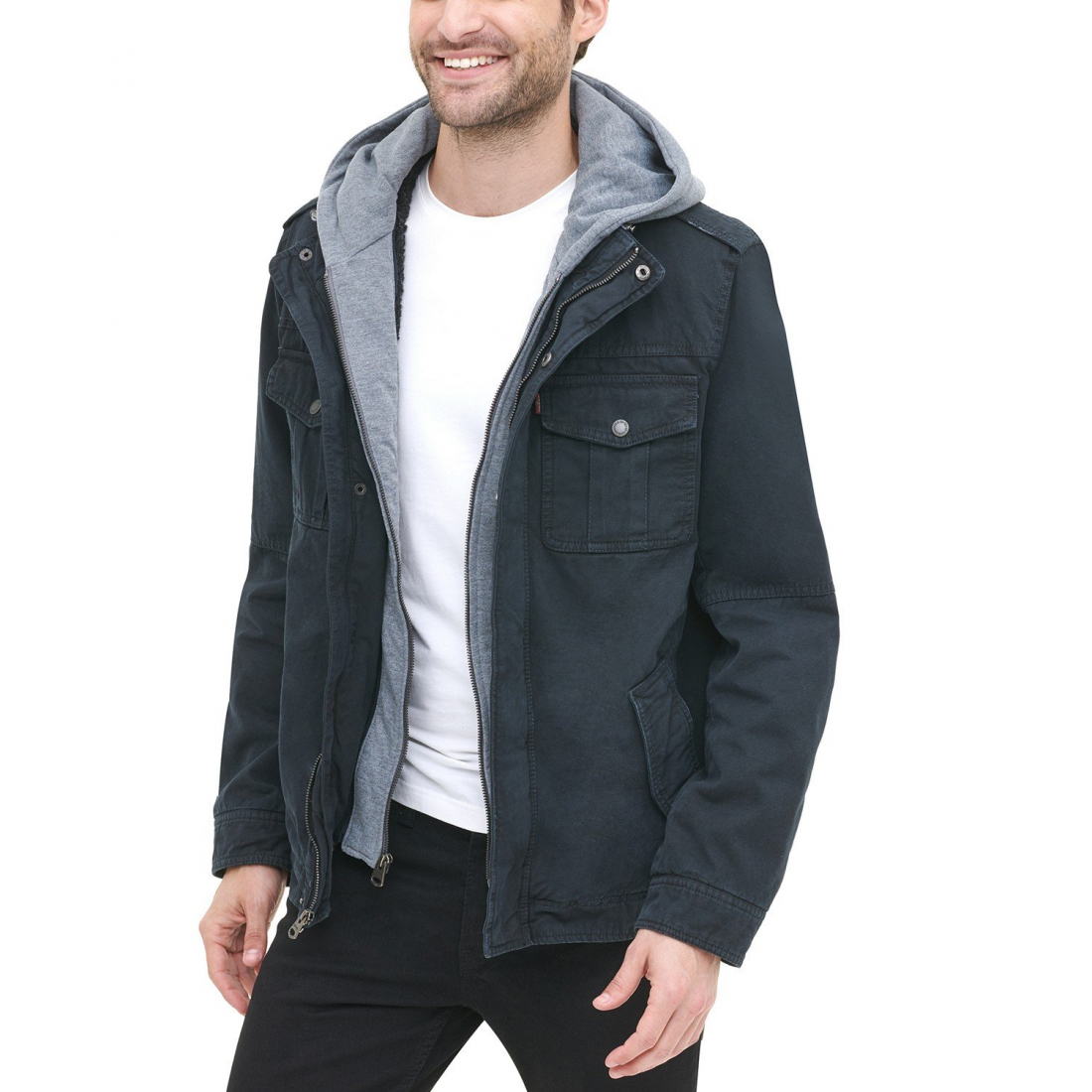 Veste 'Two Pocket Hooded' pour Hommes