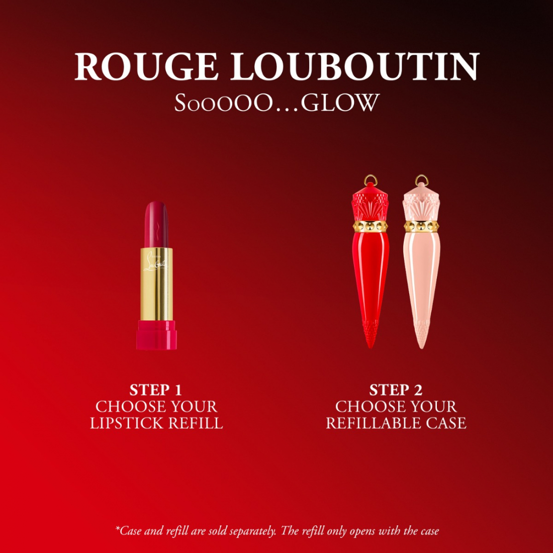 'Rouge Louboutin SooooO…Glow' Lipstick Refill - 001G Rouge Louboutin 3.6 ml