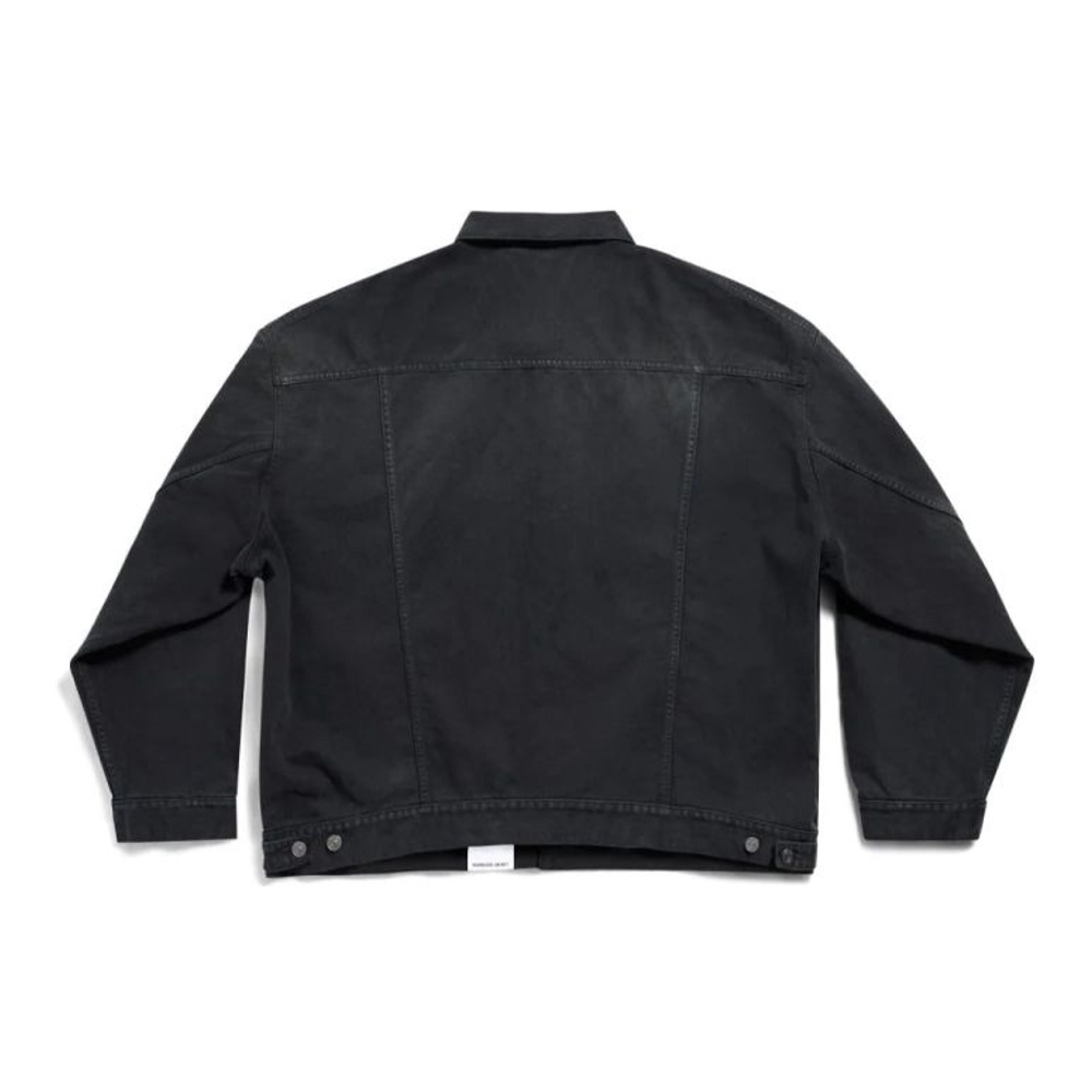 'Size Sticker' Jeansjacke für Herren