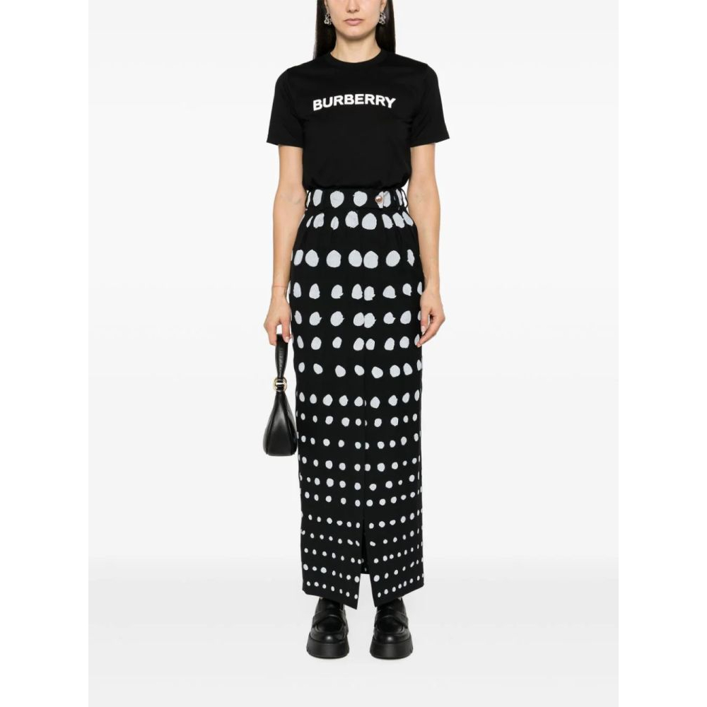 'Logo' T-Shirt für Damen