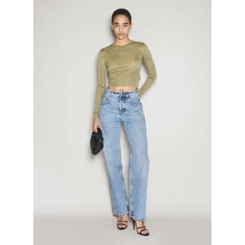 'Washed' Jeans für Damen