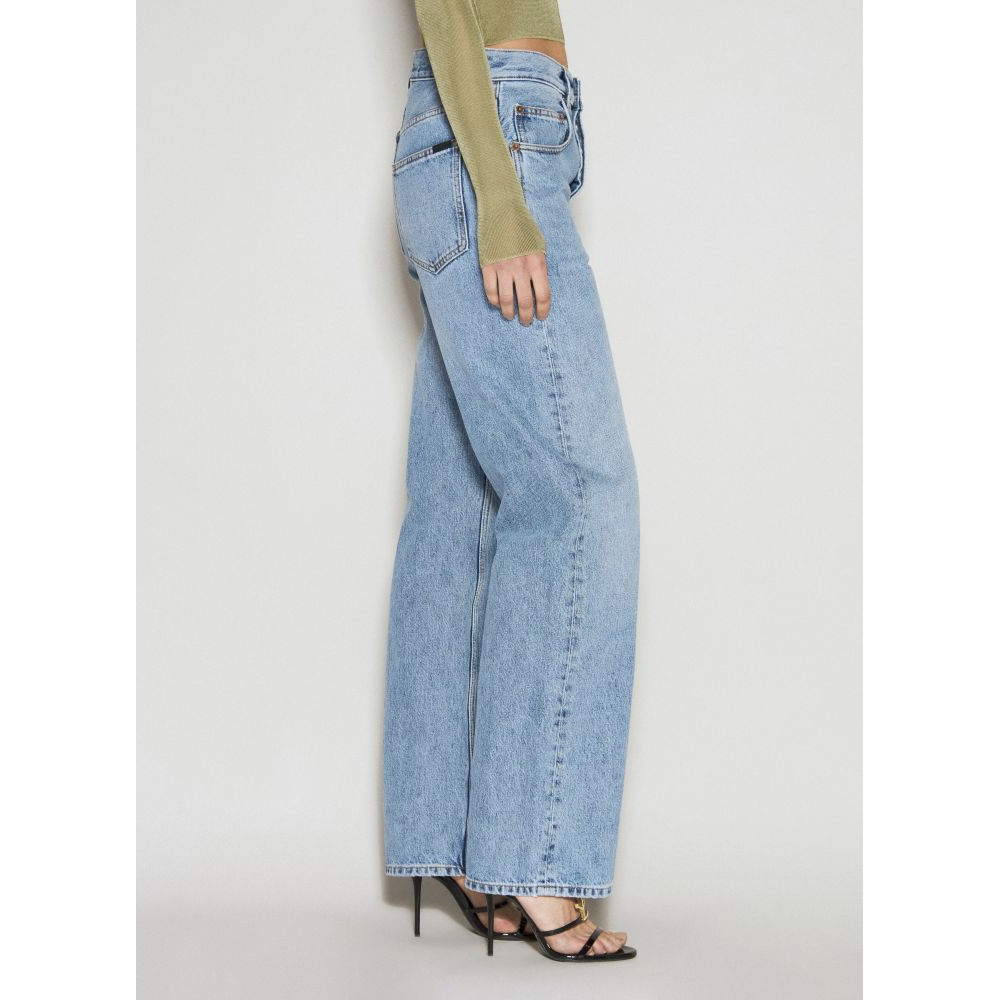 'Washed' Jeans für Damen