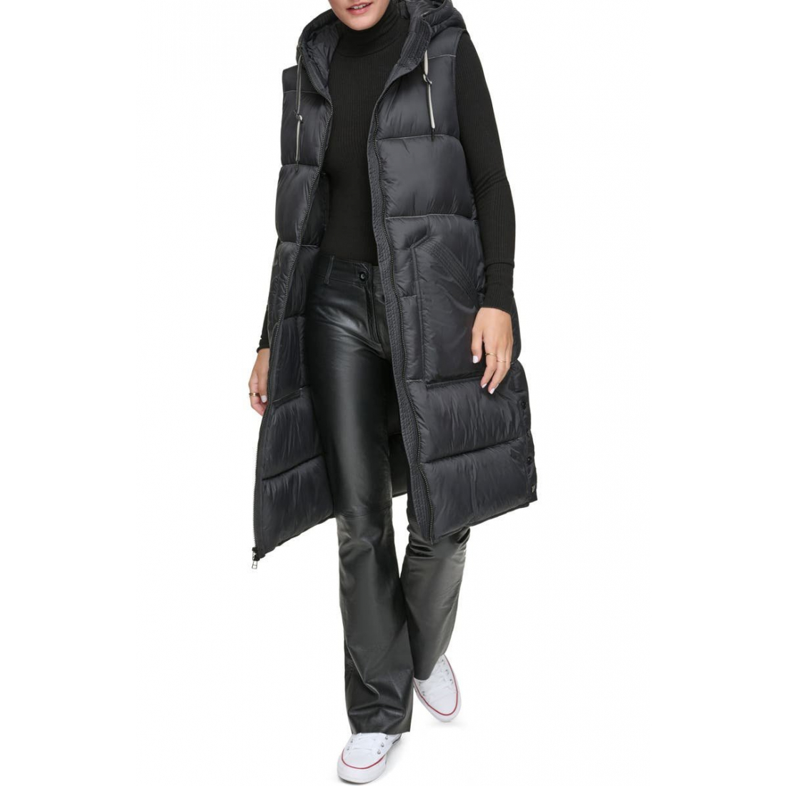 'Kerr Hooded Longline' Puffer-Weste für Damen