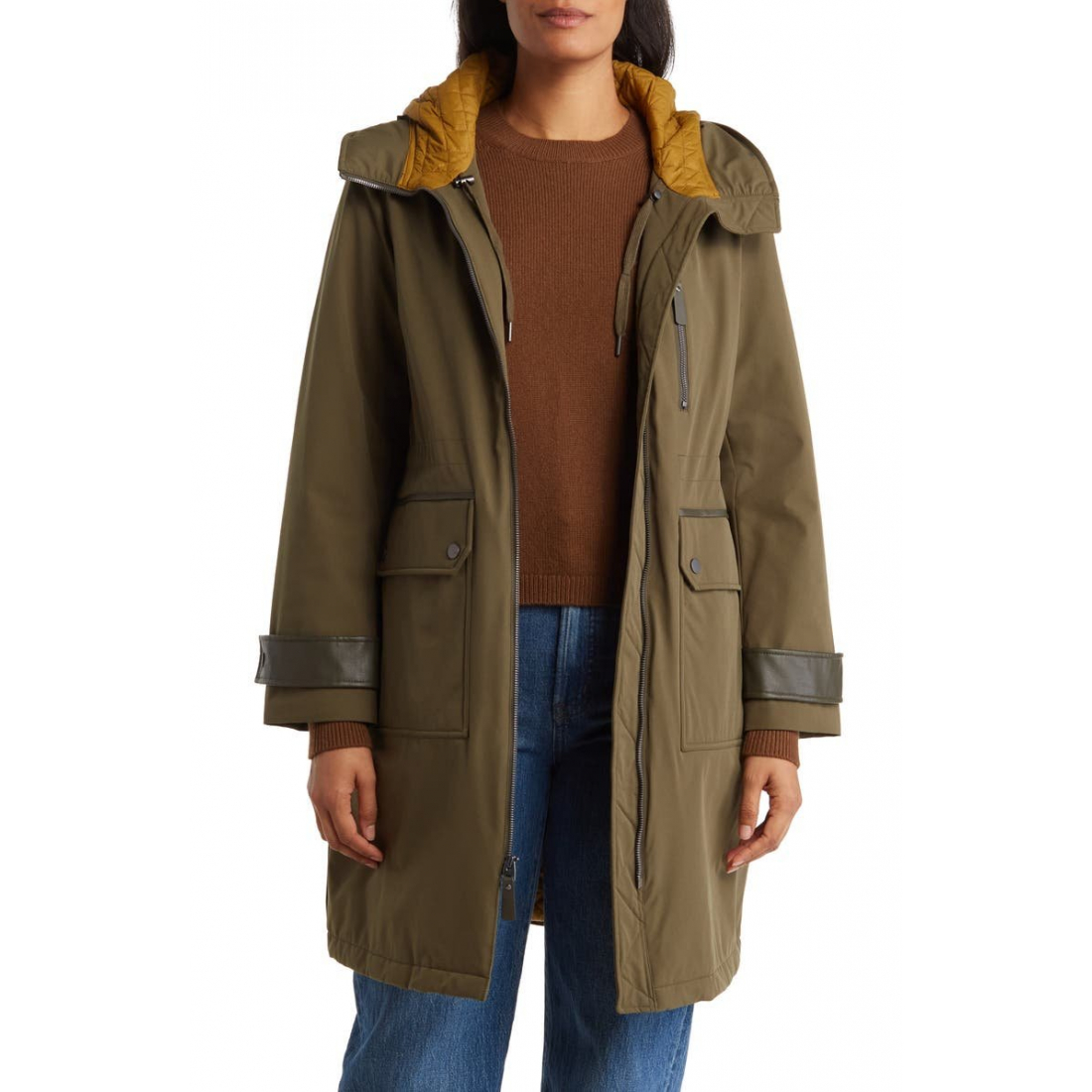 Veste 'Water Resistant Hooded' pour Femmes