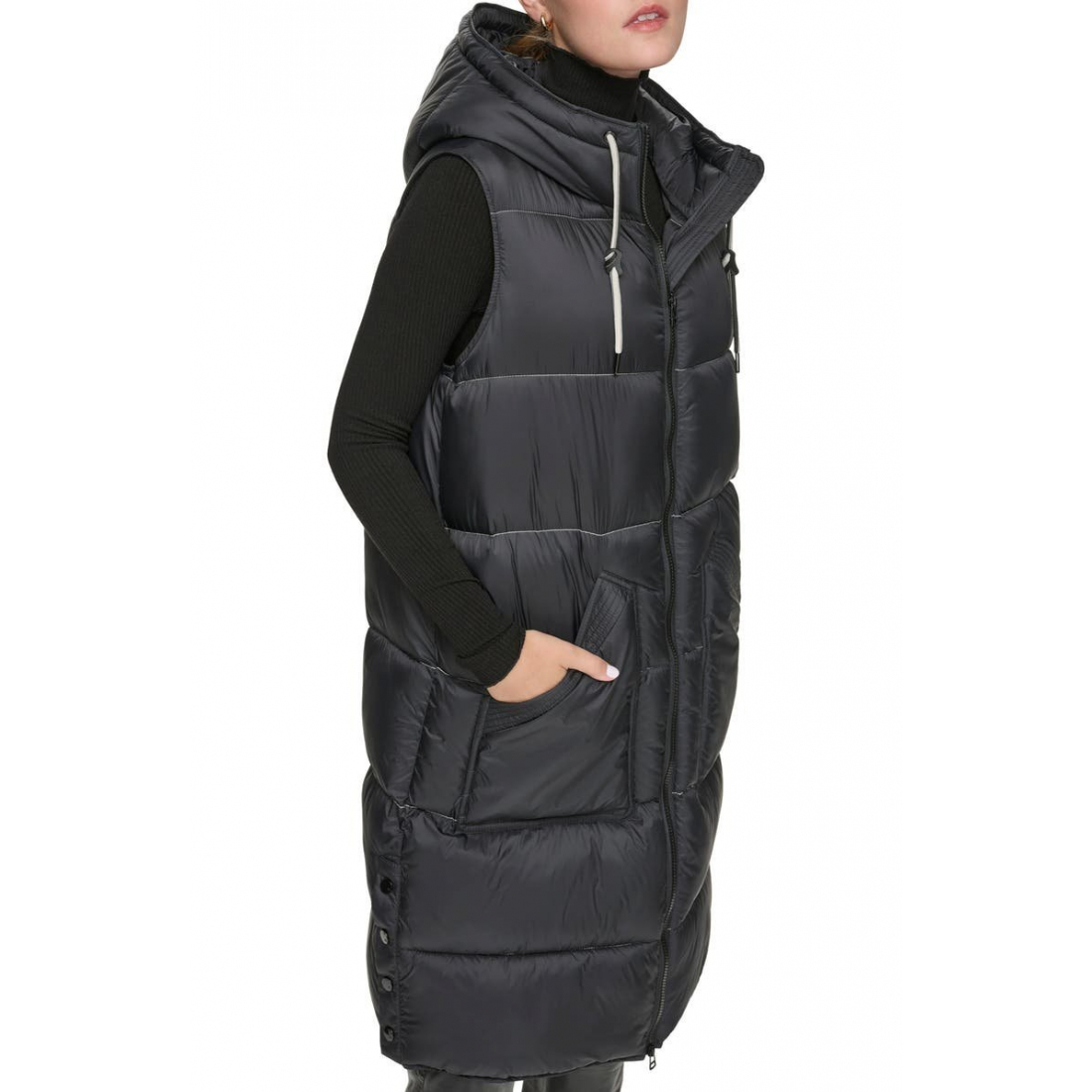 'Kerr Hooded Longline' Puffer-Weste für Damen
