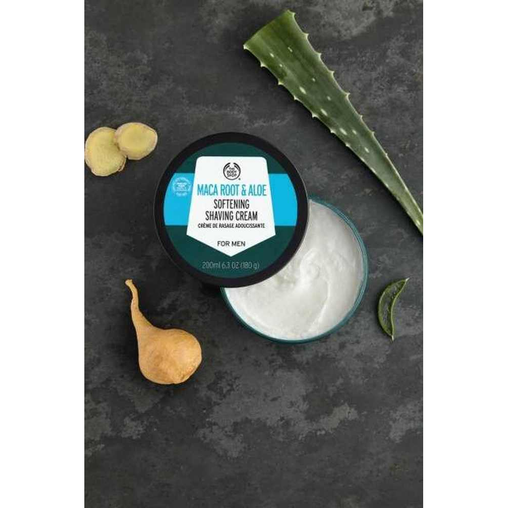 'Maca Root & Aloe Softening' Shaving Cream - 200 ml