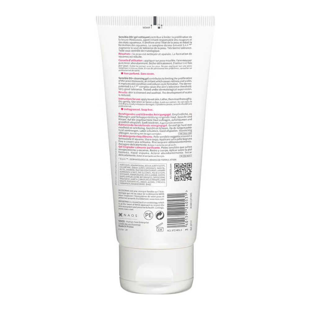 Sensibio Ds+ Gel Nettoyant - 200 ml