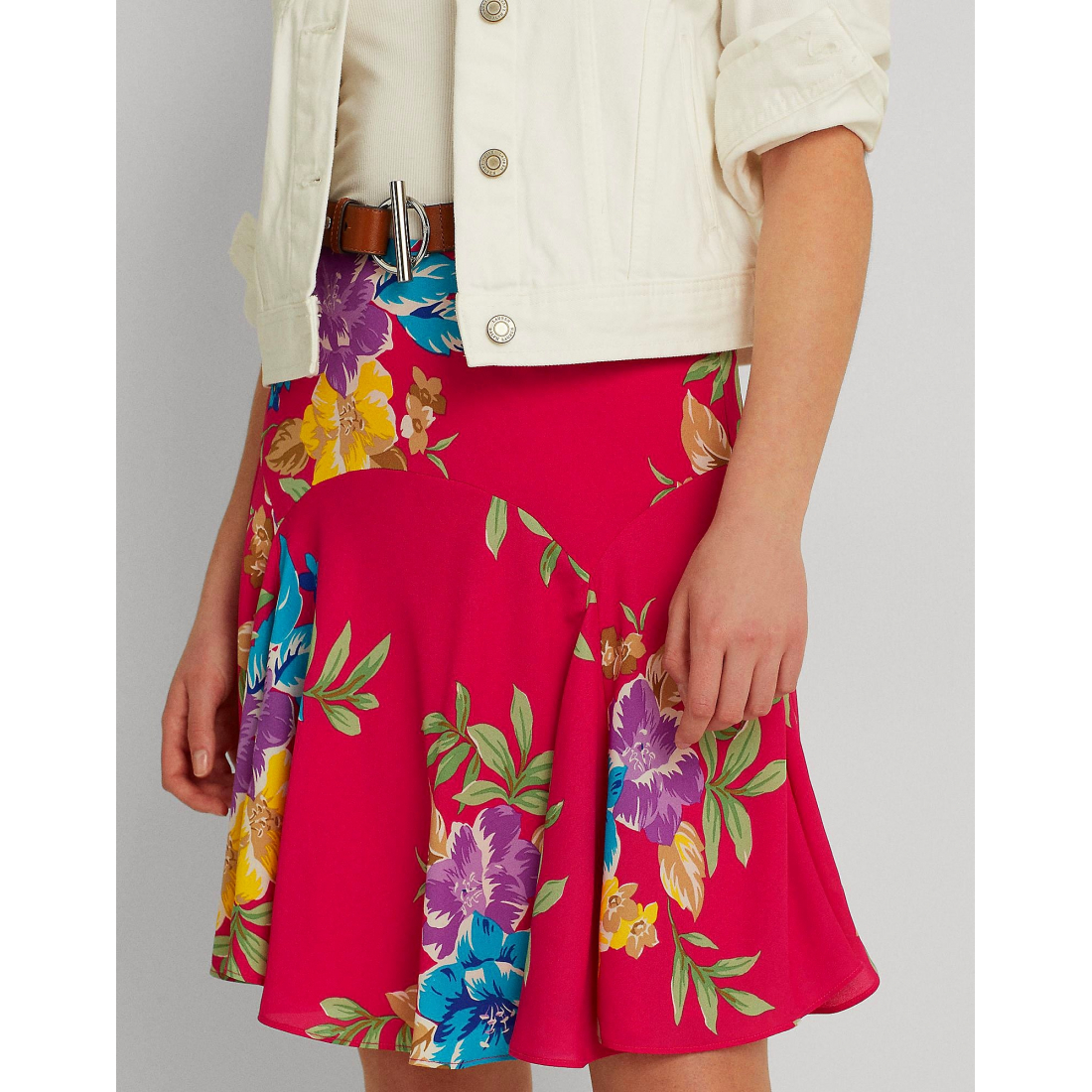 Women's 'Floral Georgette' Skirt