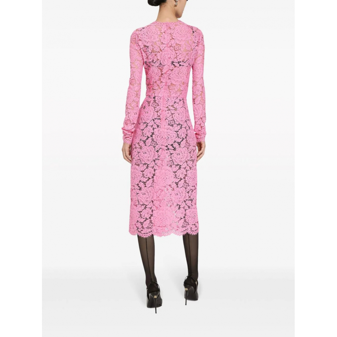 Women's 'Floral-Lace' Midi Dress