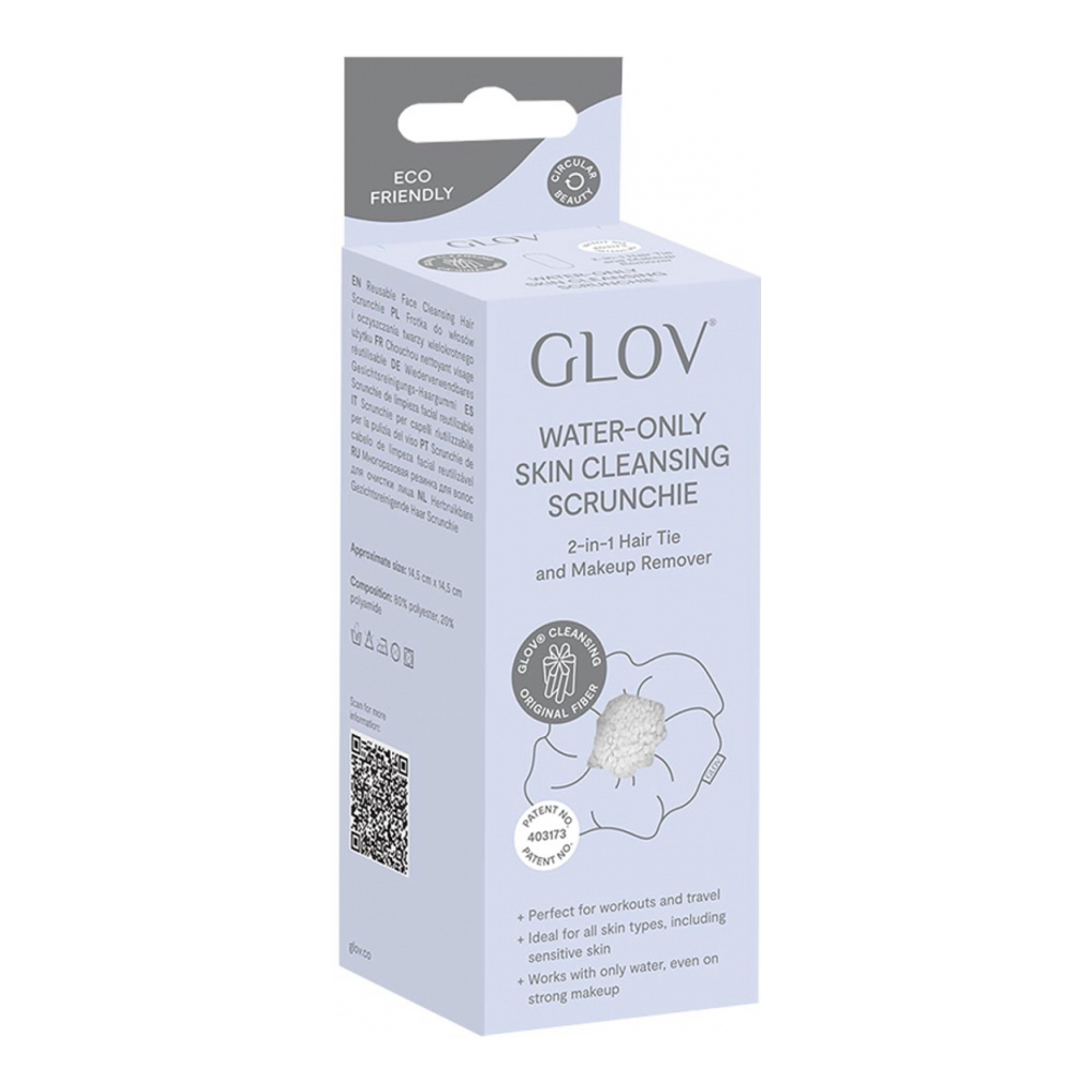 Nettoyage Des Pores En Profondeur Skincare Scrunchie 2-En-1 Avec Cravate Et Démaquillant |  Silver Stone