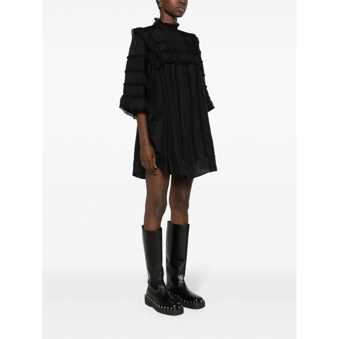 Robe mini 'Pintuck' pour Femmes