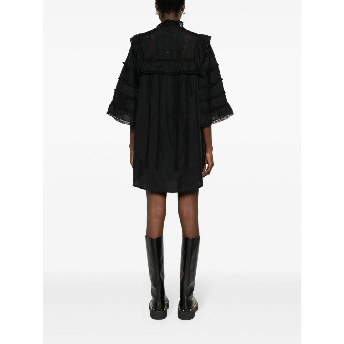 Robe mini 'Pintuck' pour Femmes