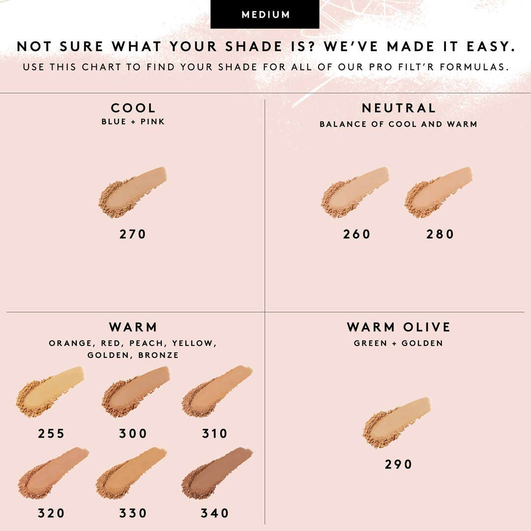 'Pro Filt’r Soft Matte' Powder Foundation - 310 Medium With Warm Golden Undertone 9.1 g