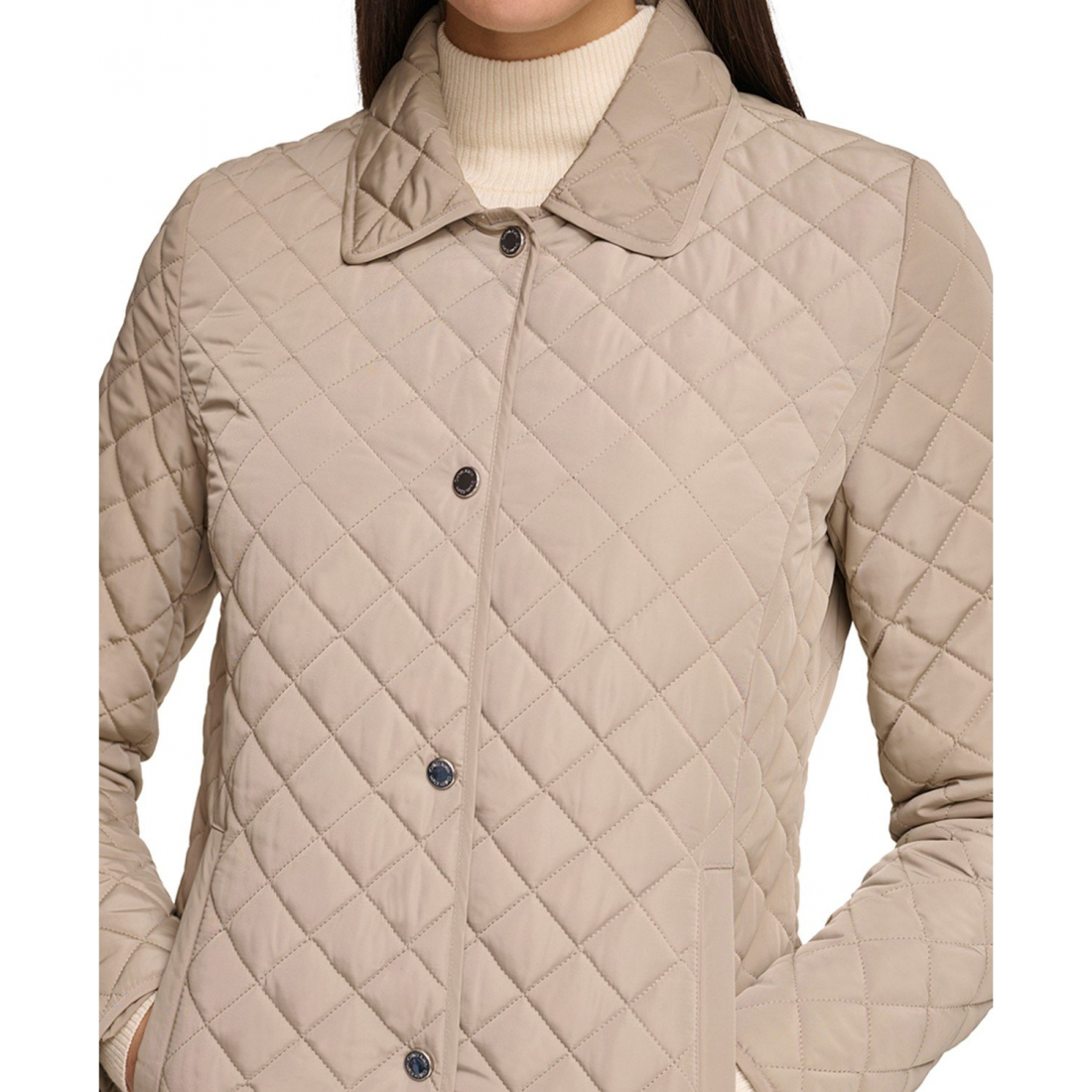 Manteau 'Collared Quilted' pour Femmes