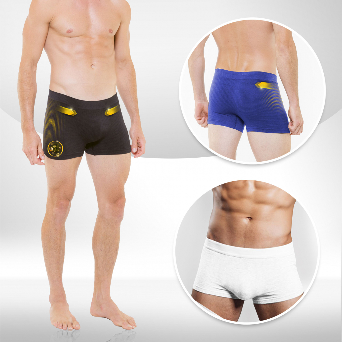 Boxer pour Hommes - 3 Pièces