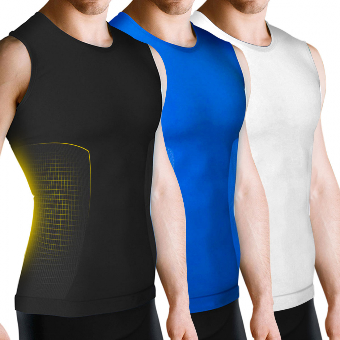 Débardeur pour Hommes - 3 Pièces