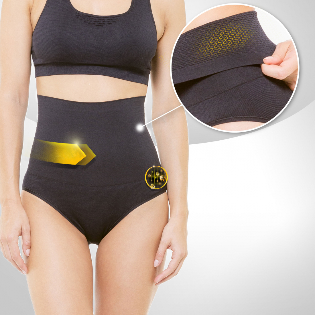 Slip taille haute sculptante pour Femmes