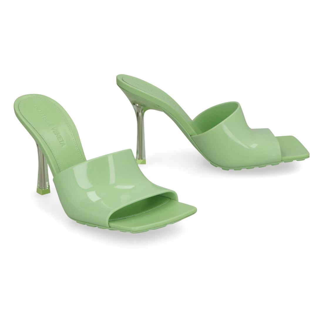 Women's 'Logo' High Heel Mules