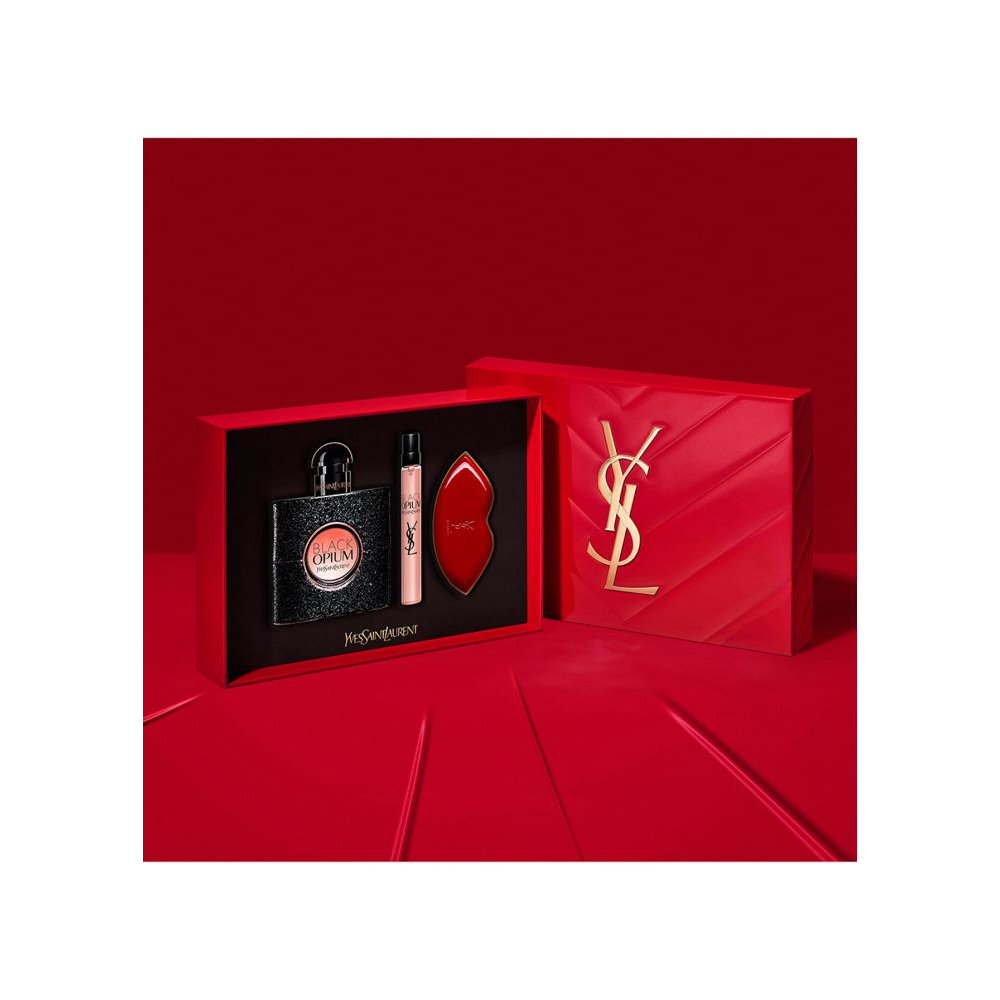 Coffret de parfum 'Black Opium Valentine's Collection' - 3 Pièces