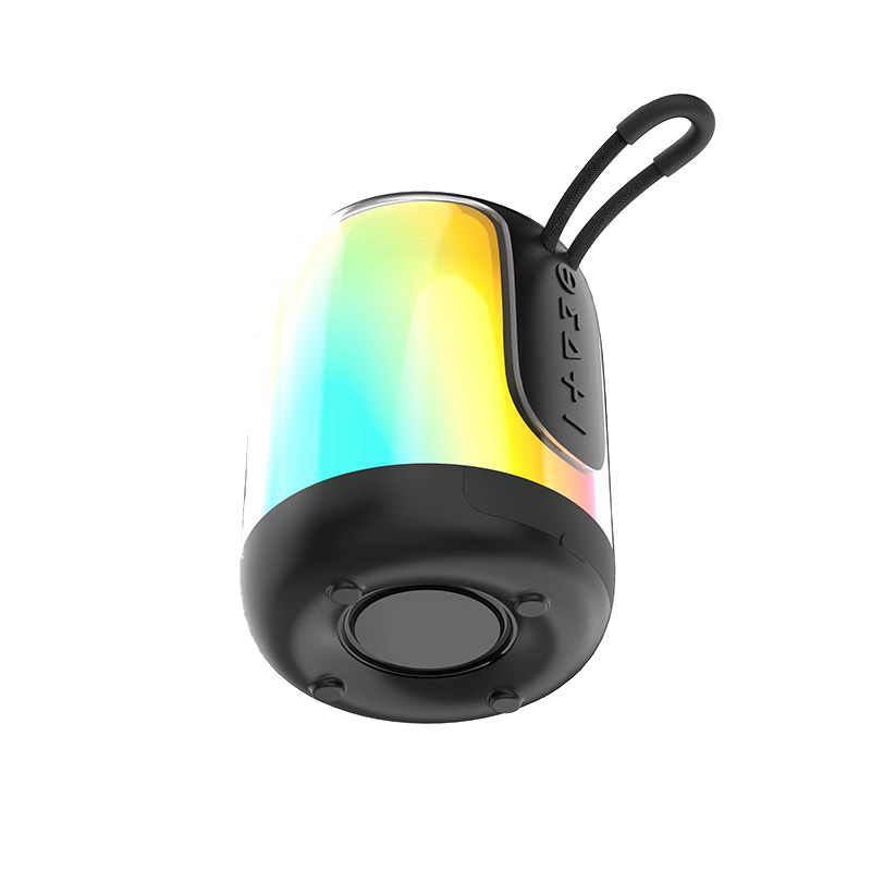 5-Watt-Bluetooth-Lautsprecher mit Dual-Pairing, kraftvollem Bass, Stereoklang und blinkender LED-Beleuchtung