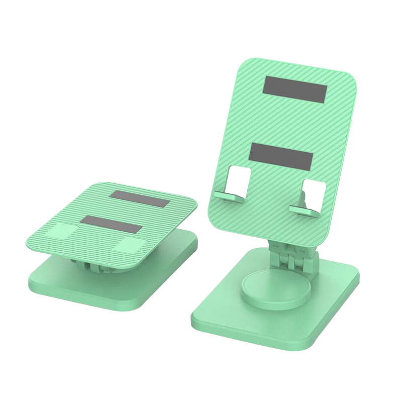 360° Rotating Universal Mobile Phone Stand, Foldable and Portable - Almond Green