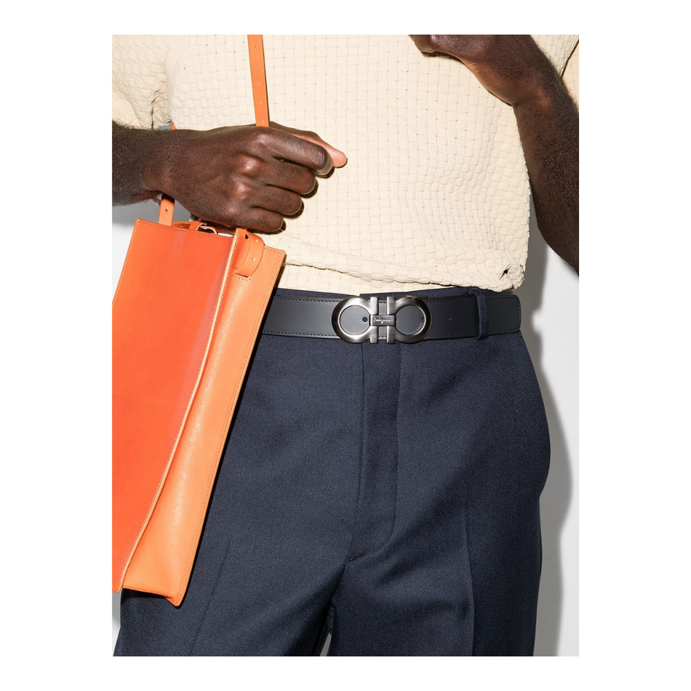 Men's 'Reversible Gancini Buckle' Belt