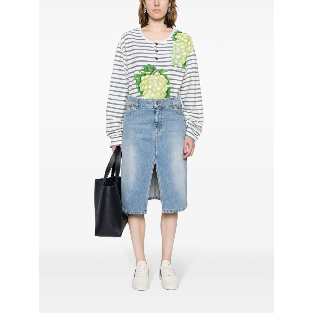 Jupe en Jean 'Iconic Falabella Chain-Link' pour Femmes