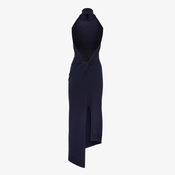 Women's 'Funnel-Neck Sleeveless' Long Dress